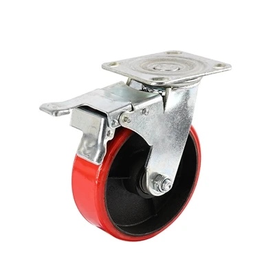 Industriële Caster-producten zijn bedekt met soortgelijke prachtige jassen en...